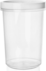 Contenitore alimentare rotondo con guarnizione, coperchio a vite 1,6 l