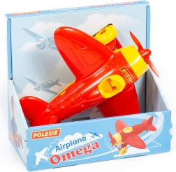 Plastic Airplane Omega for Children Polesie – Red