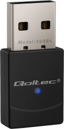 Qoltec adaptateur mini sans fil Wi‑Fi 6 avec Bluetooth 5.4, USB