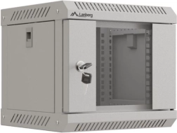 Nástěnná racková skříň 10 palců 4U 300x300 šedá