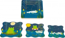 Gelaagde puzzel Kikkerprins Small Foot