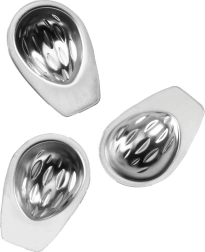 Set čeličnih kalupića za kekse – oraščići, 20 kom