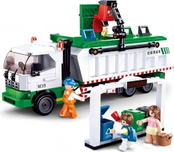 Sluban Town Garbage Recycling Truck and Card Game