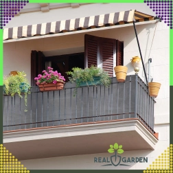 Filet d’occultation pour clôture 1,5 × 25 m, 180 g/m², anthracite, résistant aux UV