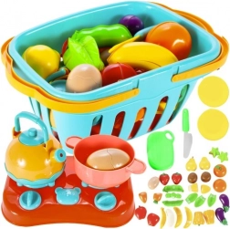 Cuttable Vegetables and Fruit with Basket 22877