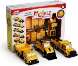 MalBlo magnetic construction vehicles for kids
