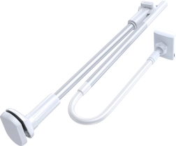 Baseus supporto flessibile per telefono e tablet con clip – argento