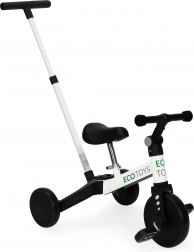 Triciclo per bambini con manico guida 2 in 1 ECO TOYS