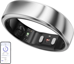Bague connectée RingConn Gen 2 Air, taille 8, galaxie argentée