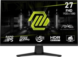 Moniteur 27" MSI MAG 274F, FHD, 200 Hz, plat, noir