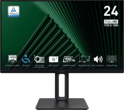 Monitor 23,8" MSI PRO MP245PG LED, Full HD, 100 Hz, čierny