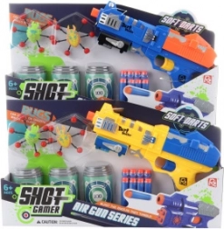 Habgolyós játékpisztoly rovarokkal gyerekeknek