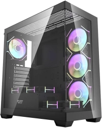 Case per PC Darkflash DS900, nero, con 7 ventole ARGB