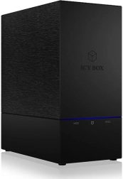 Ekstern boks ICY BOX til 2× 3,5" HDD med RAID og USB 3.0