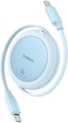 Baseus Free2Pull Mini USB‑C na USB‑C 60 W kabel 1 m – Modra