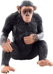 Figurine en plastique chimpanzé 5 × 7 × 4,5 cm