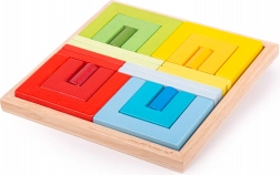 Houten stapelvormen BIGJIGS TOYS