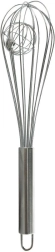 Fouet en acier inoxydable avec bille intérieure 28 cm