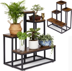 ModernHome loft plant stand with 4 shelves