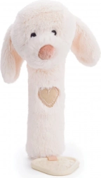 Bigjigs Baby zvečka 3-u-1 psić sa zviždaljkom i grickalicom