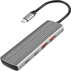Hub USB-C con supporto PD 100W e 5 porte USB-C