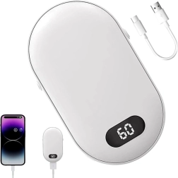 Portable hand warmer white