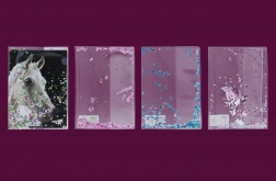 A5 Notebook Cover glitter