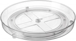 Rotating Organizer 27 cm in Clear Plastic