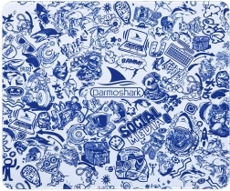 Tappetino da gioco Darmoshark PAD-3 bianco