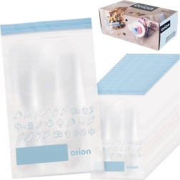 Zip food bags 20 × 12 cm, 25 pcs