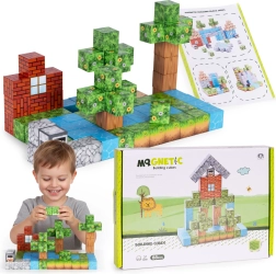 Magnetic construction blocks for children 88 pcs
