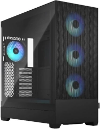 Case per PC con illuminazione RGB e pannello laterale trasparente