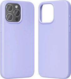 Vention silicone case for iPhone 15 Pro Max with MagSafe (purple)