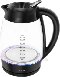 Electric glass kettle LAFE Essential XL 2 l