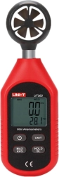 Anemometr UNI‑T pro měření rychlosti větru a teploty
