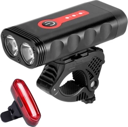 MalTrack Exonum 4000 set svjetala za bicikl 2-u-1 prednje i stražnje