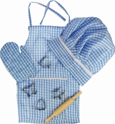 Blue Chef Set for Children by Bigjigs Toys