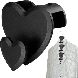 Organizator kavljev za obešalnike za garderobno omaro - set 12 kosov