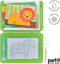 Petit Collage Magnetic Drawing Board Wild Animals
