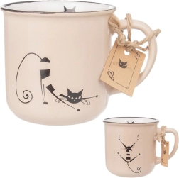 Ceramic mug with cat motif 350 ml