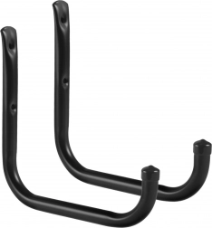Pair of wall-mounted tool hooks