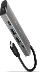 Multiport USB hub 5-in-1, 10Gbps, 2x USB-A + 2x USB-C + HDMI 4K/30Hz, PD 60W