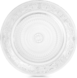 Assiette à dessert en verre 18 cm