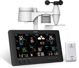 professionel wifi-vejrstation med stor lcd-skærm 21,4 cm