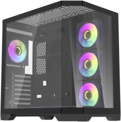 Case per PC Darkflash FT418 Pro con 7 ventole ARGB (nero)