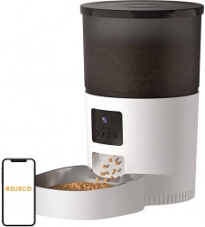 Rojeco 3L automatic pet feeder WiFi with camera