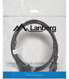 Napajalni kabel 1,8 m črn s priključki CEE 7/7 - IEC 320 C13