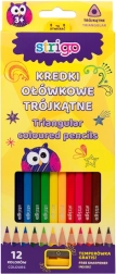 Triangular pencils 12 colors