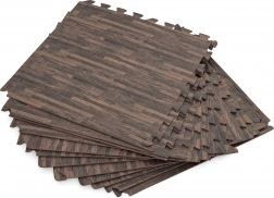 Tappetini in schiuma per piscina motivo legno 50x50cm 12 pezzi BESTWAY