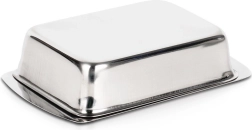 Beurrier en acier inoxydable avec couvercle